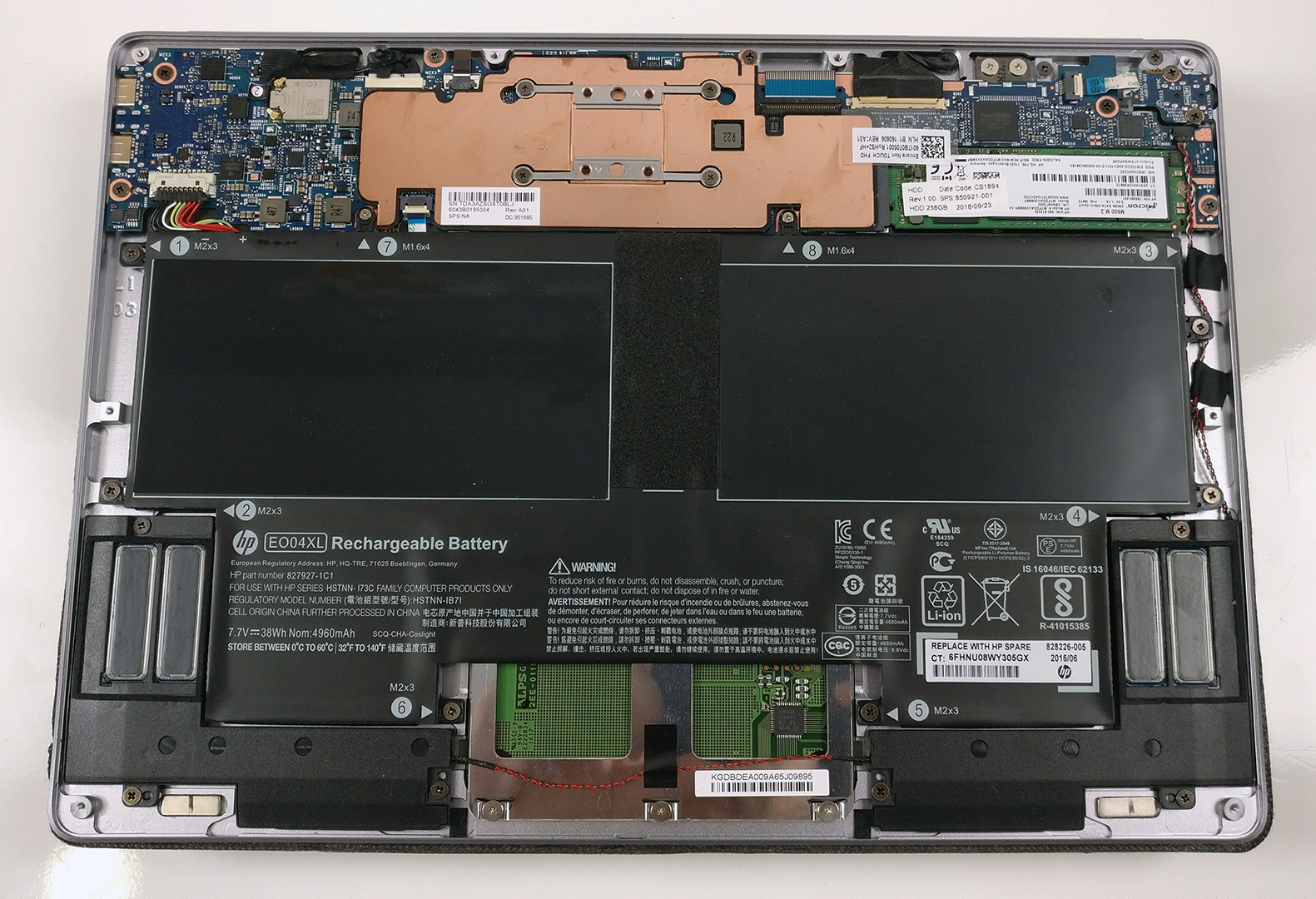How to replace and fix HP EliteBook Folio 1030 G1 1020 G1 silver frame backlit Belgian BE keyboard (HP EliteBook Folio G1)